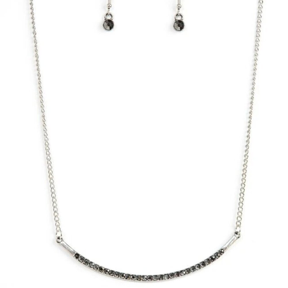 Collar Poppin Sparkle Silver Necklace